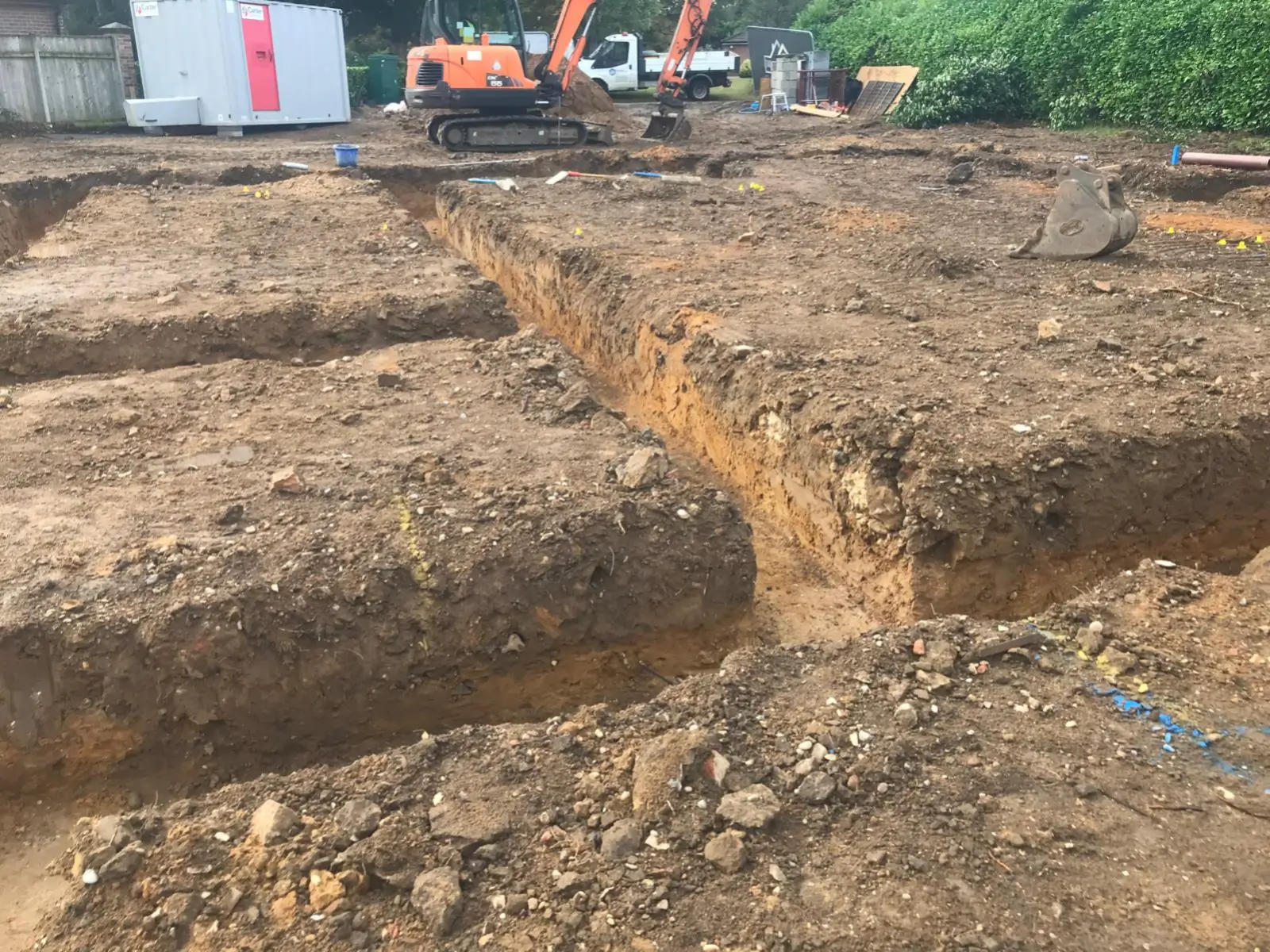commercial foundation groundworks Norwich Norfolk groundworks